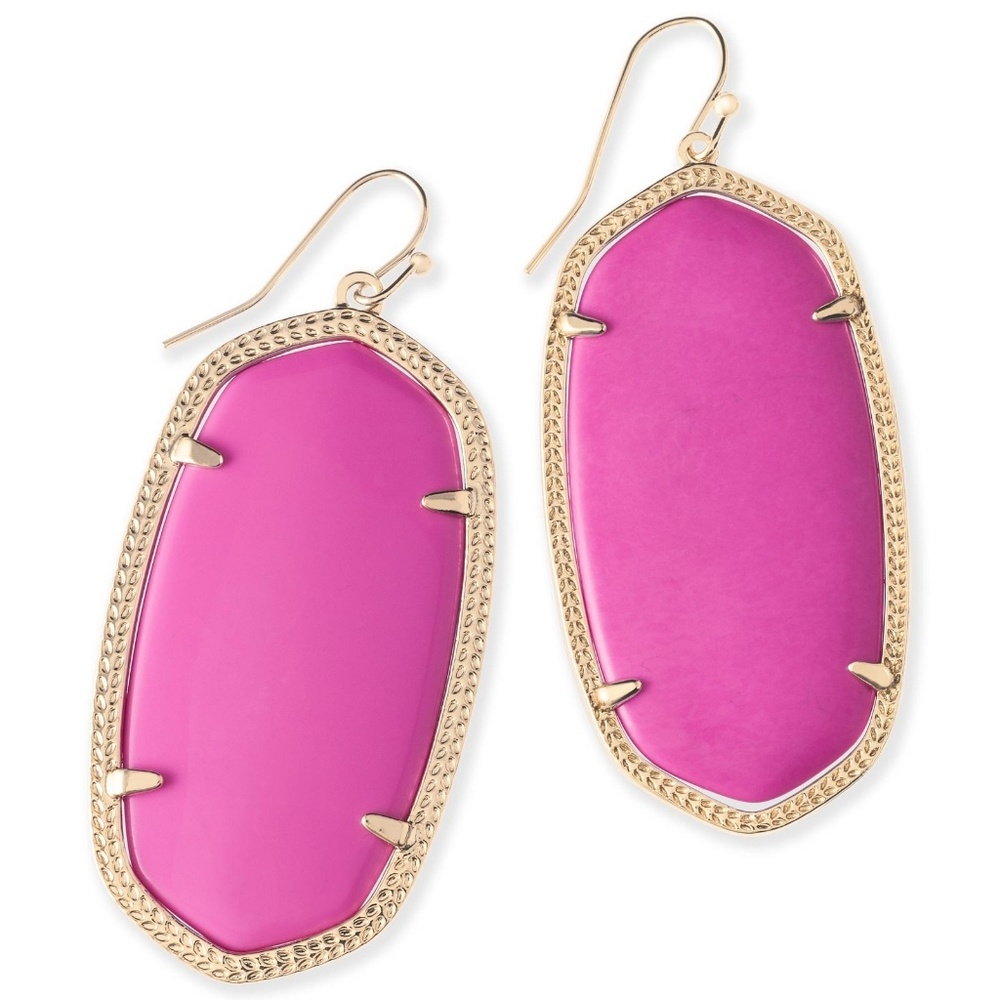 Kendra Scott Danielle Earrings in Magenta